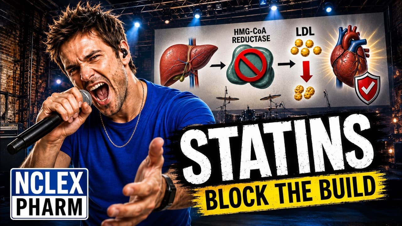 Statins Pharmacology music video thumbnail
